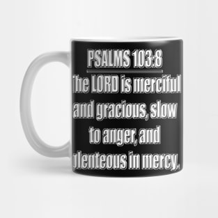 Psalms 103:8 King James Version (KJV) Mug